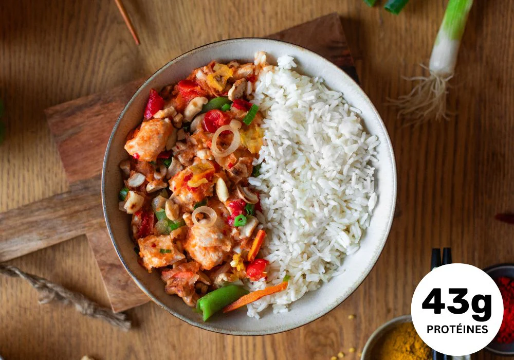 ~ Gai Pad Med Mamuang au riz