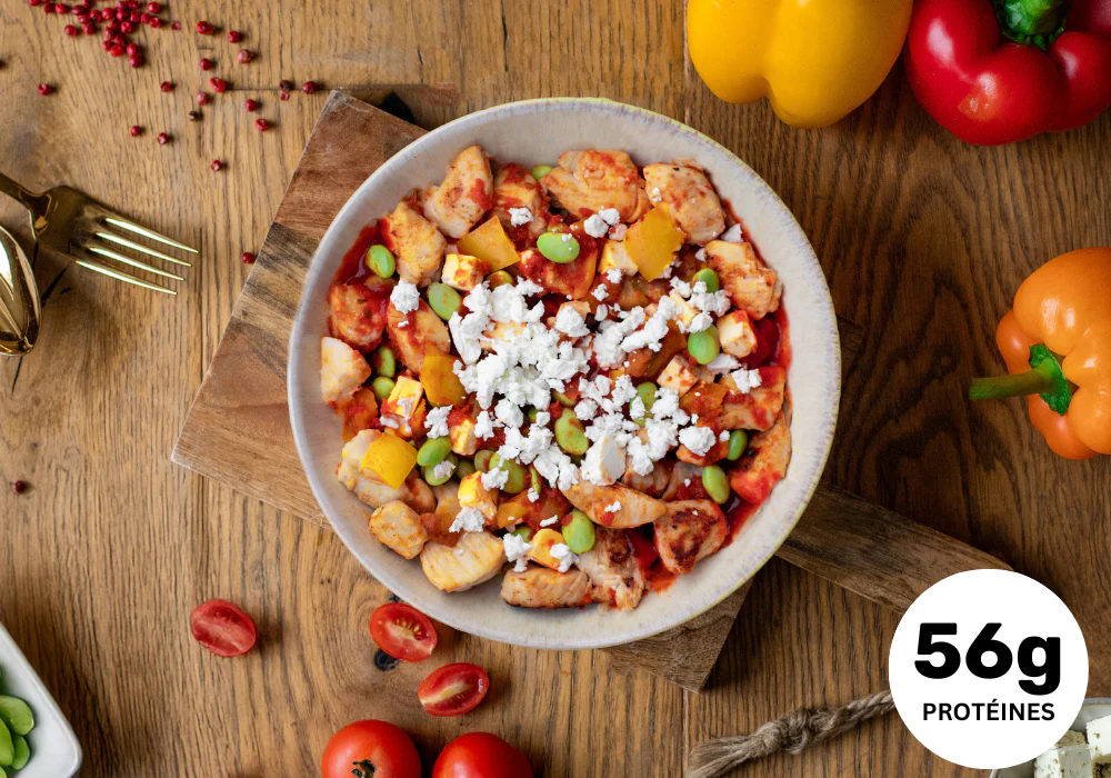 ~ Poulet aux légumes et fromage